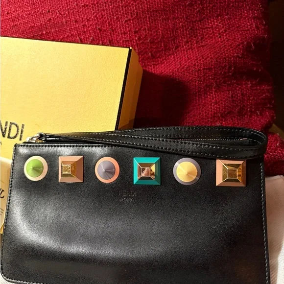 🔥FINAL DROP🔥💎Authentic,FENDI WRISTLET OR POUCH Comes w/ box and 
bag💎 - Picture 6 of 12